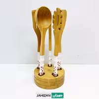 ست کفگیر و ملاقه چوبی ریوار مدل S01 (وارداتی)