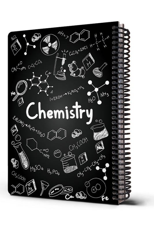 دفتر فرمول شیمی رحلی 29×21 مشکی دات نوت