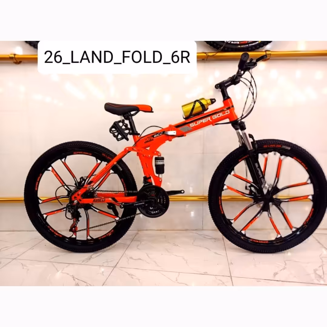 دوچرخه تاشو رینگ اسپورت دنده ای وارداتی (پس کرایه )