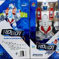 آدم آهنی ROBOT اسباب بازی موزیکال چراغ دار باطری خور رباط ربات ادم اهنی