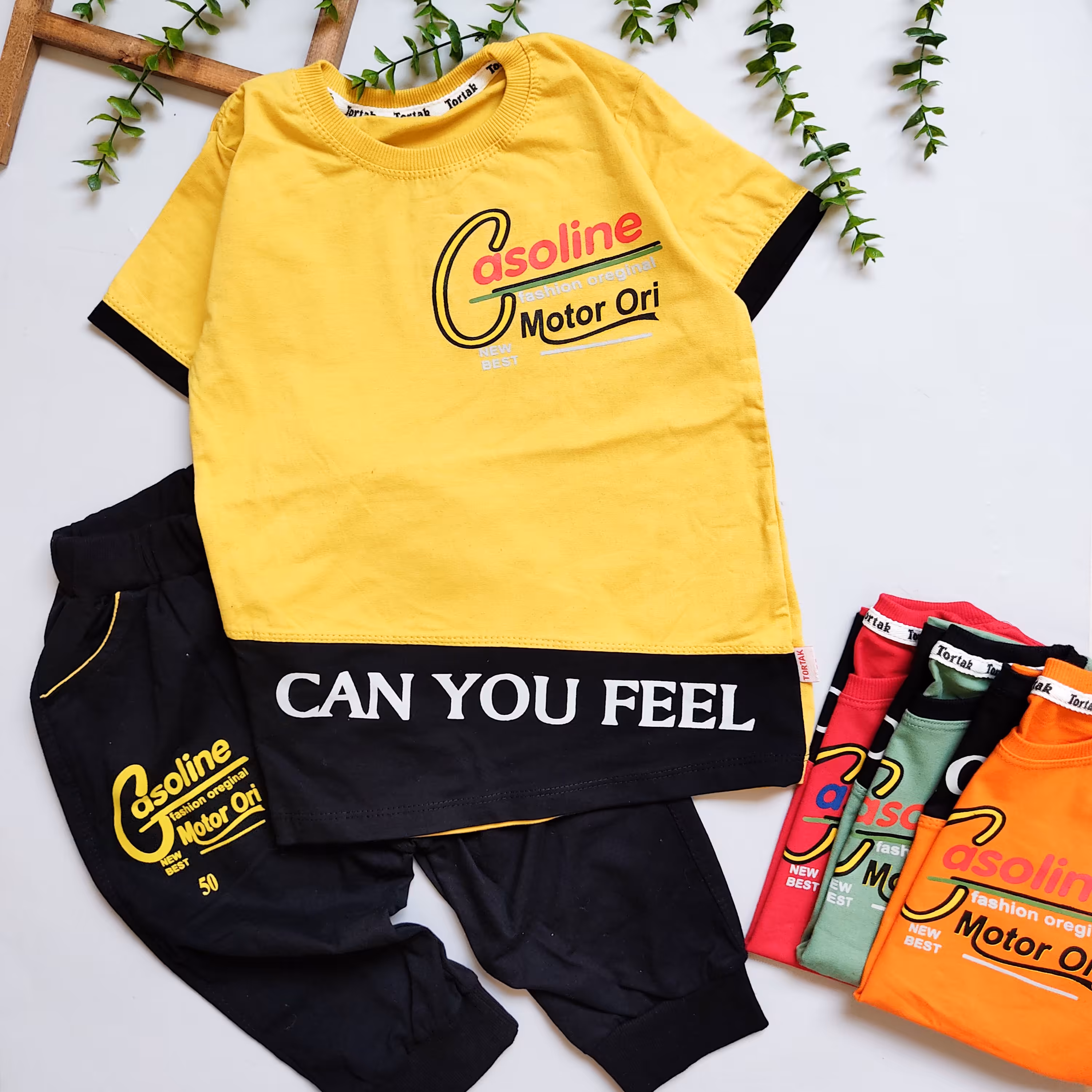 ست تیشرت شلوارک پسرانه