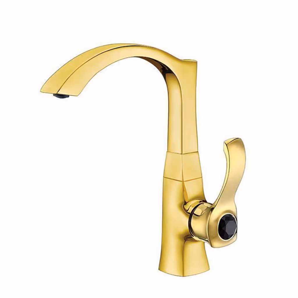 شیر  ظرفشویی شیبه طلا مات مدل تابان 