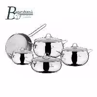 سرویس قابلمه استیل 9پارچه سوفرام مدل لونا