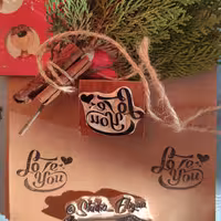 مهر دستساز  love you 