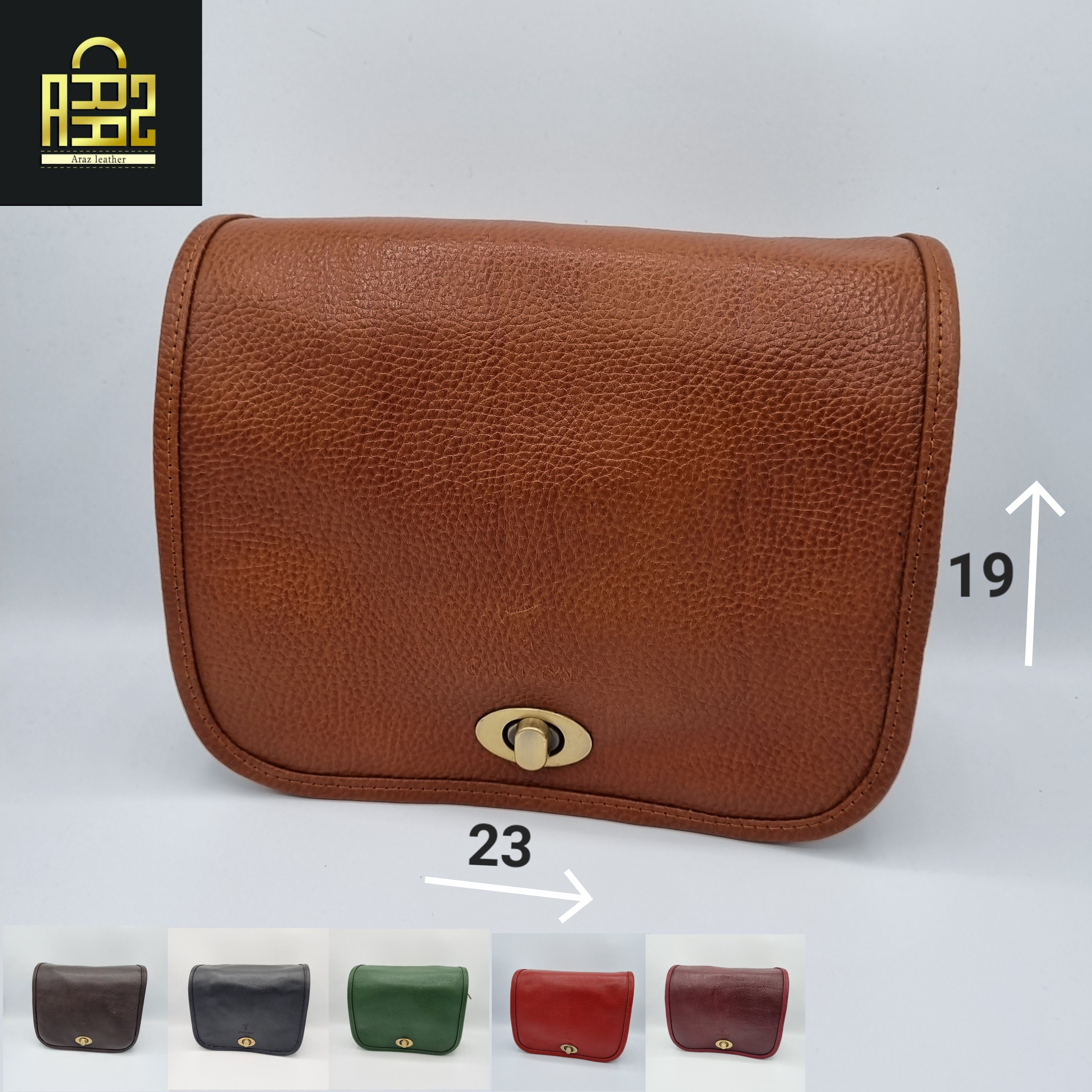 کیف زنانه چرم طبیعی با 6 رنگ
