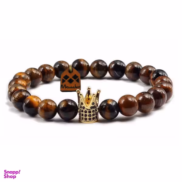 دستبند مانچو طرح تاج و تایگر مدل bf692n