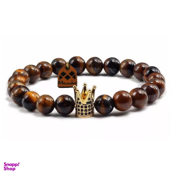 دستبند مانچو طرح تاج و تایگر مدل bf692n