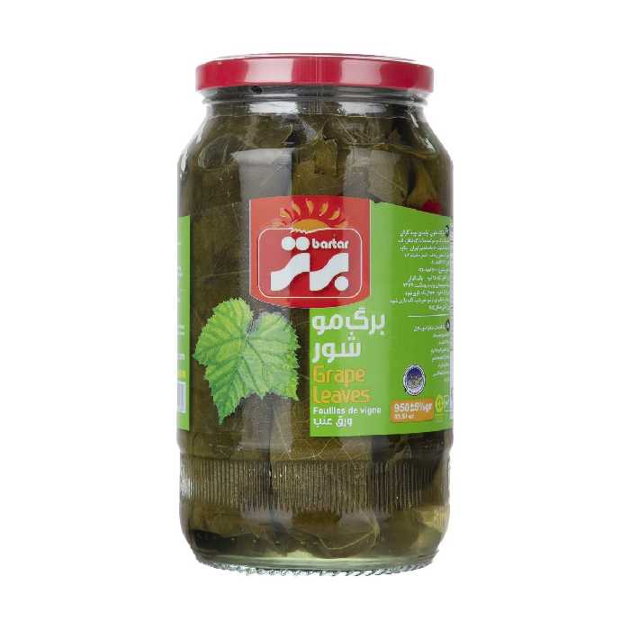 برگ مو شور برتر مقدار 950 گرم