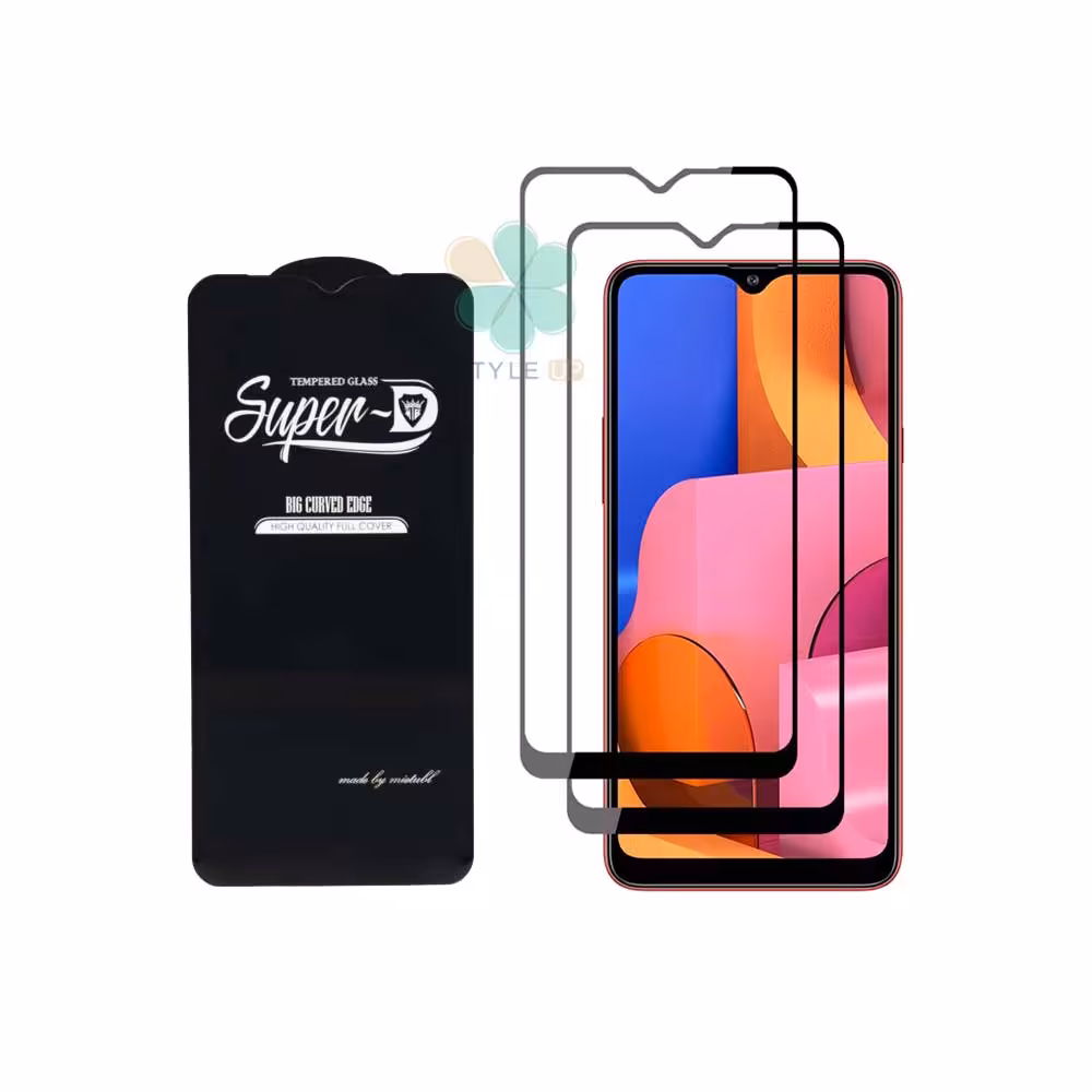 گلس گوشی سامسونگ Samsung Galaxy A20 تمام صفحه Super D