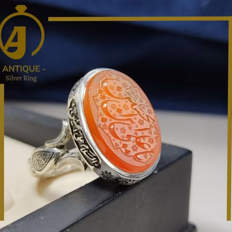 انگشتر نقره مردانه