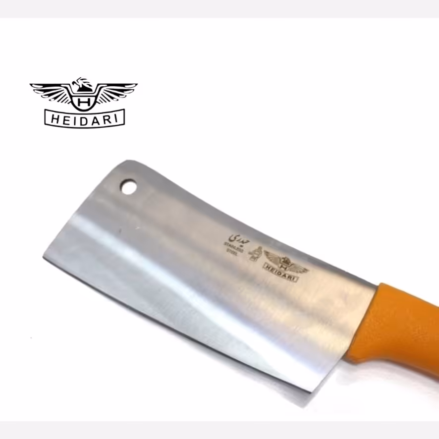 ساطور دسته پلاستیک حیدری سایز بزرگ