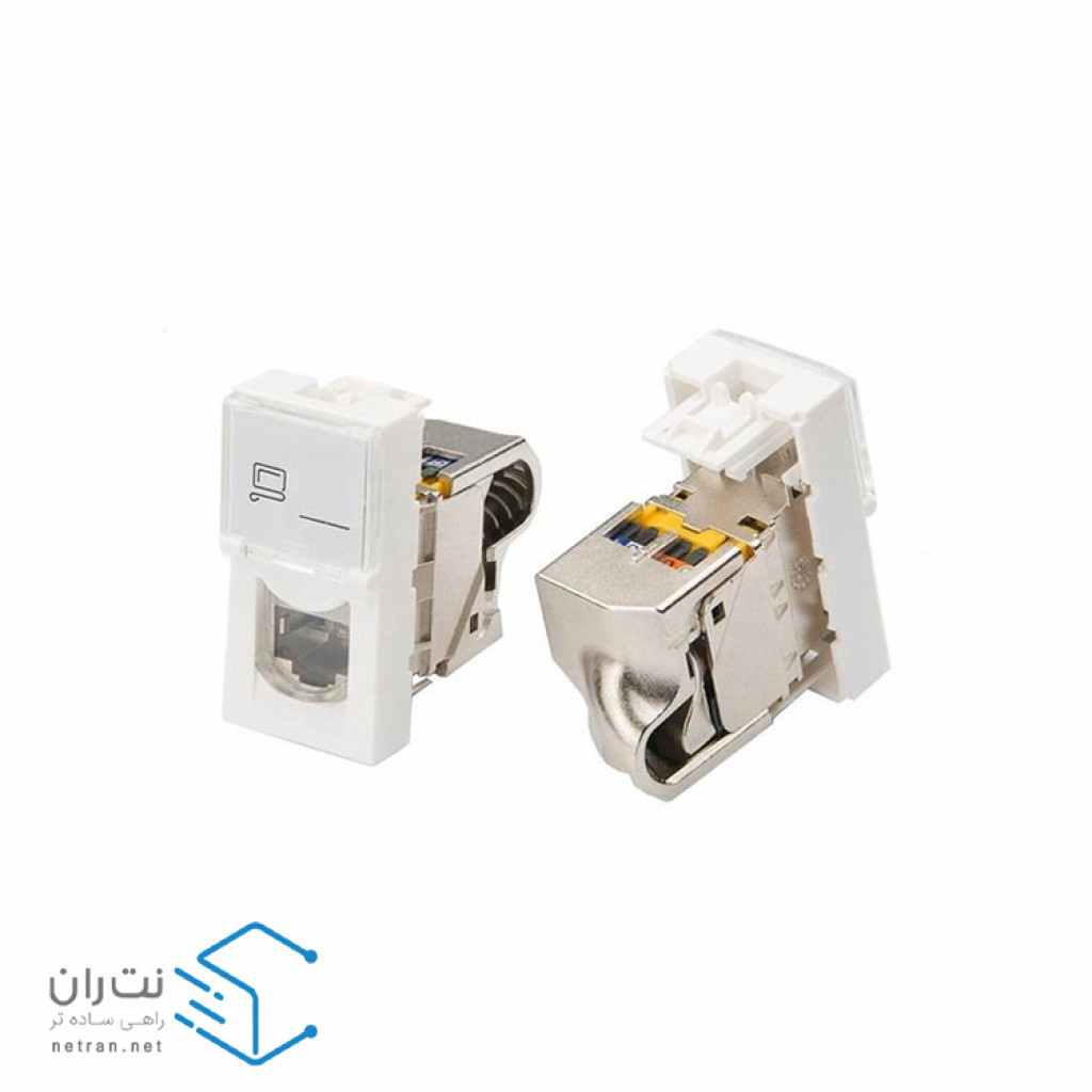 قیمت و خرید کیستون شبکه لگراند Cat6a SFTP باریک | نت ران