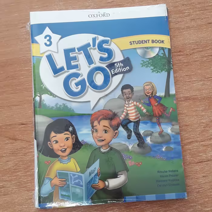 کتاب زبان لتس گو Lets Go 3 ویرایش پنجم به همراه کتاب کار