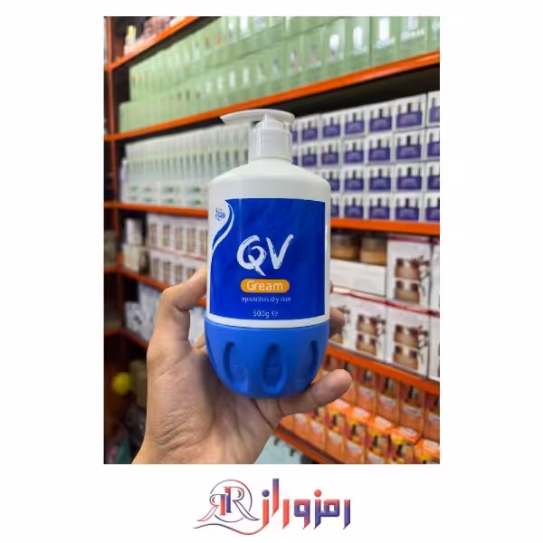 کرم مرطوب کننده کیووی Qv حجم 500 میل