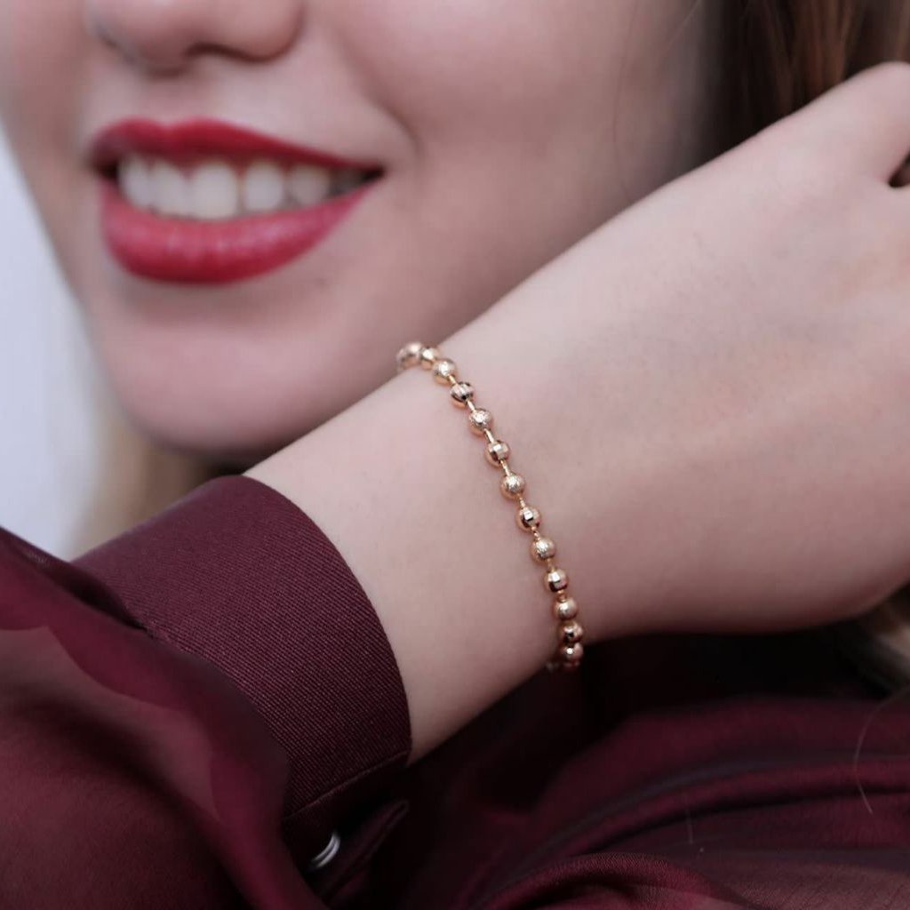 دستبند کد6593 طرح طلا. برند ysx. آبکاری طلا. رنگ ثابت. ضدحساسیت 