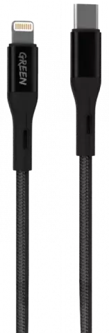 قیمت کابل شارژ USB Type-C به Lightning مدل Green Lion GNBCTCTLGBK