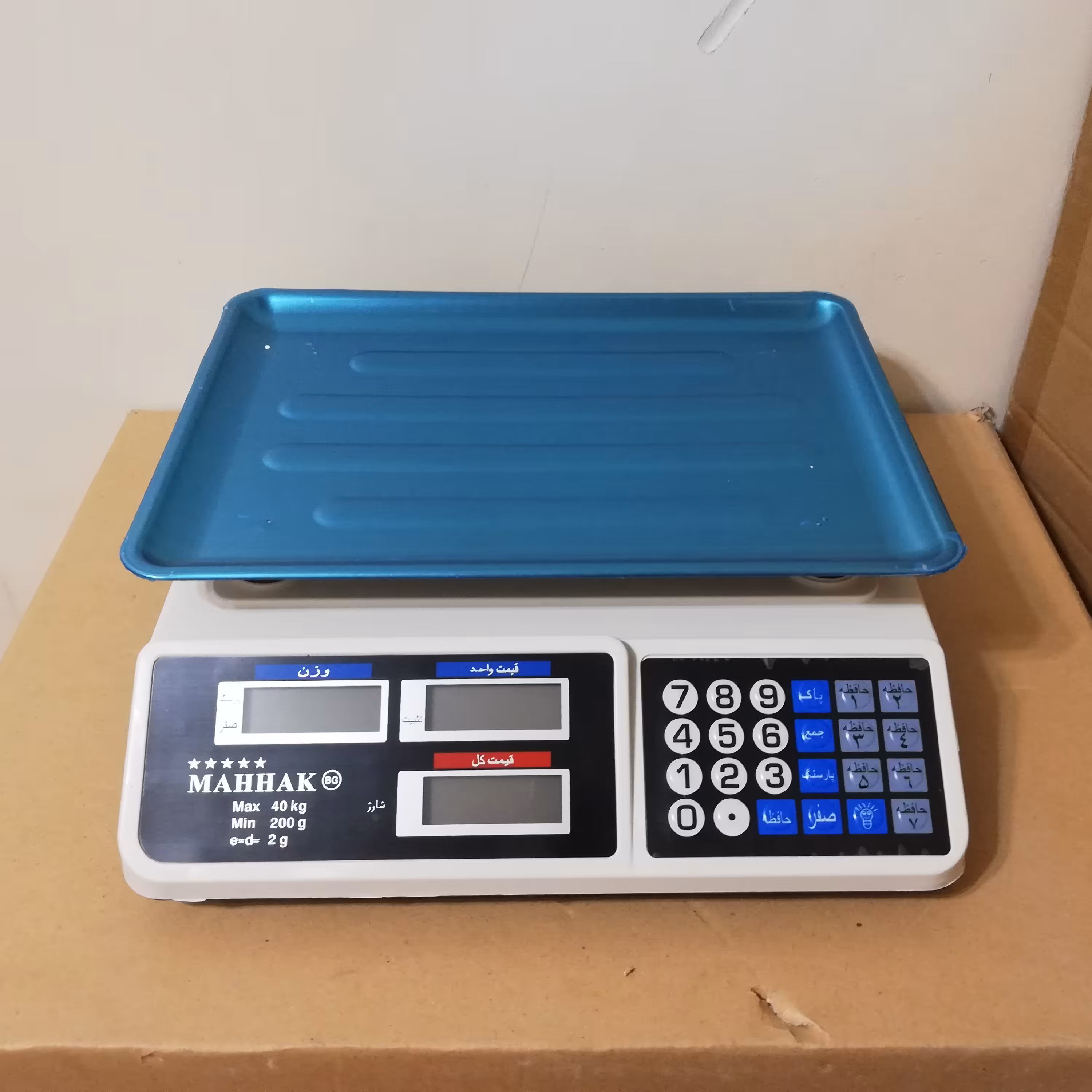 ترازو  40 کیلویی محک. دقت 2 گرم ( با گارانتی ) 