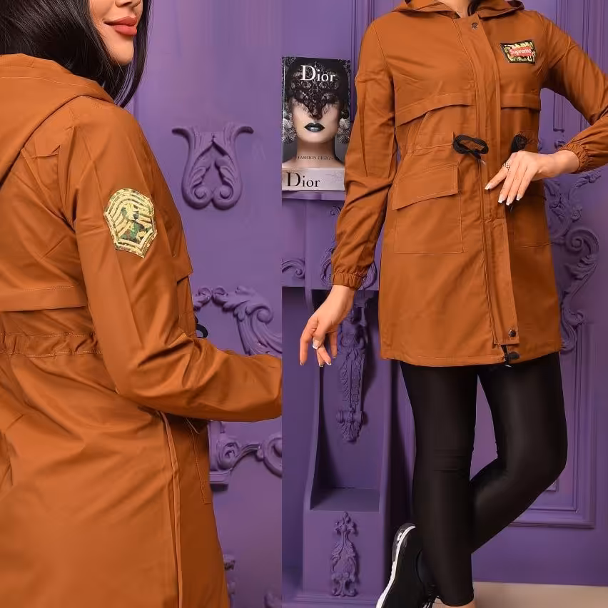 بارانی (مانتو پاییزه .زمستانه )شیک و مجلسی قیمت مناسب 