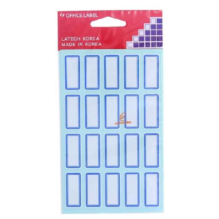 لیبل 30*10 میلی متری دور آبی 220 OFFICLABEL