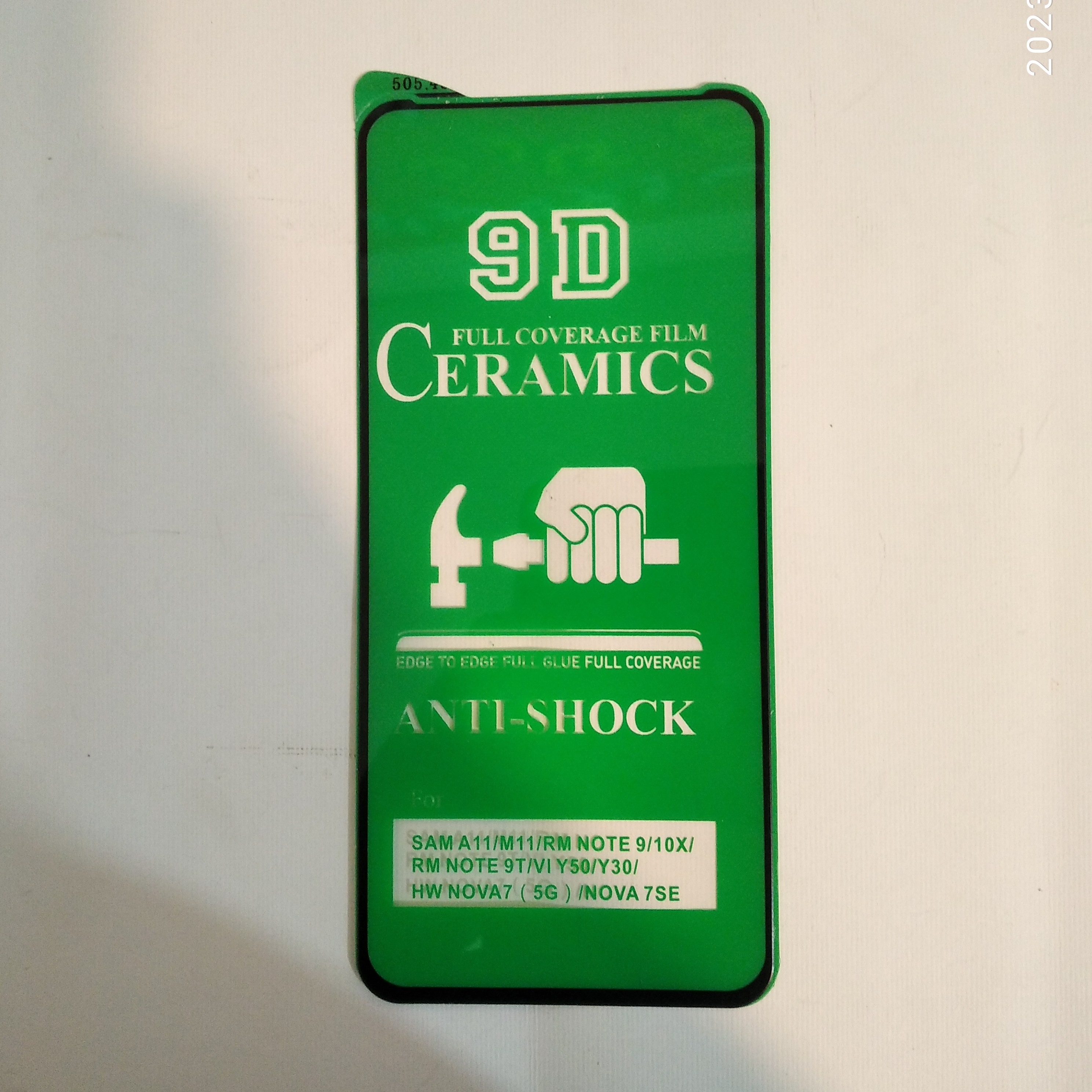 محافظ صفحه نمایش سرامیکی گلس M11-A11-NOTE9-RM9T-Y50-Y30آنتی شوک ارسال رایگان