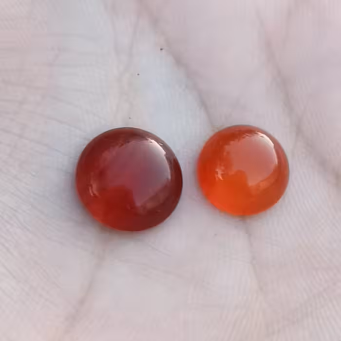 یک جفت سنگ عقیق خراسانی زیبا