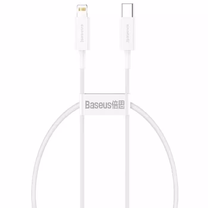 کابل شارژ Type-C به Lightning باسئوس مدل CATLYS-02  طول 25 سانتی متر