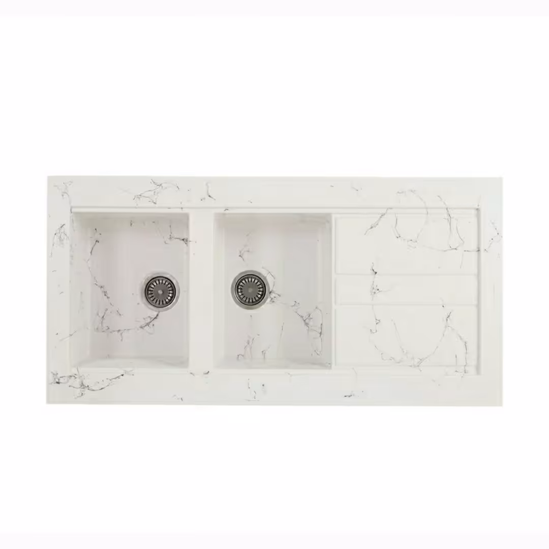 سینک گرانیتی لنسن مدل f14 روکار  عرض 60