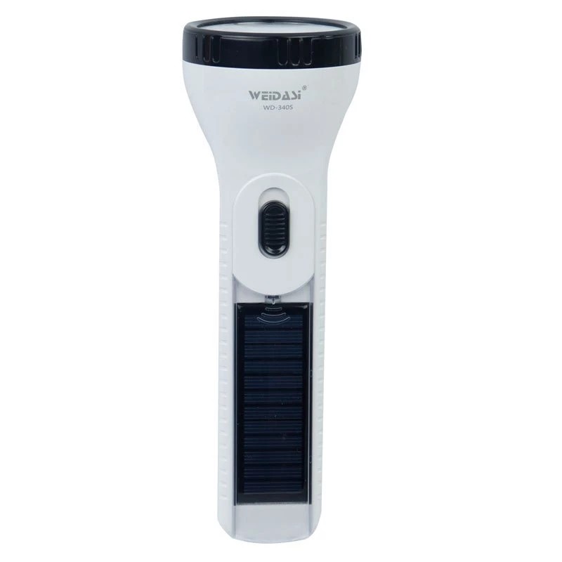 چراغ قوه ویداسی مدل WD-340S - چراغ قوه شارژی خورشیدی ویداسی Weidasi WD-340S
