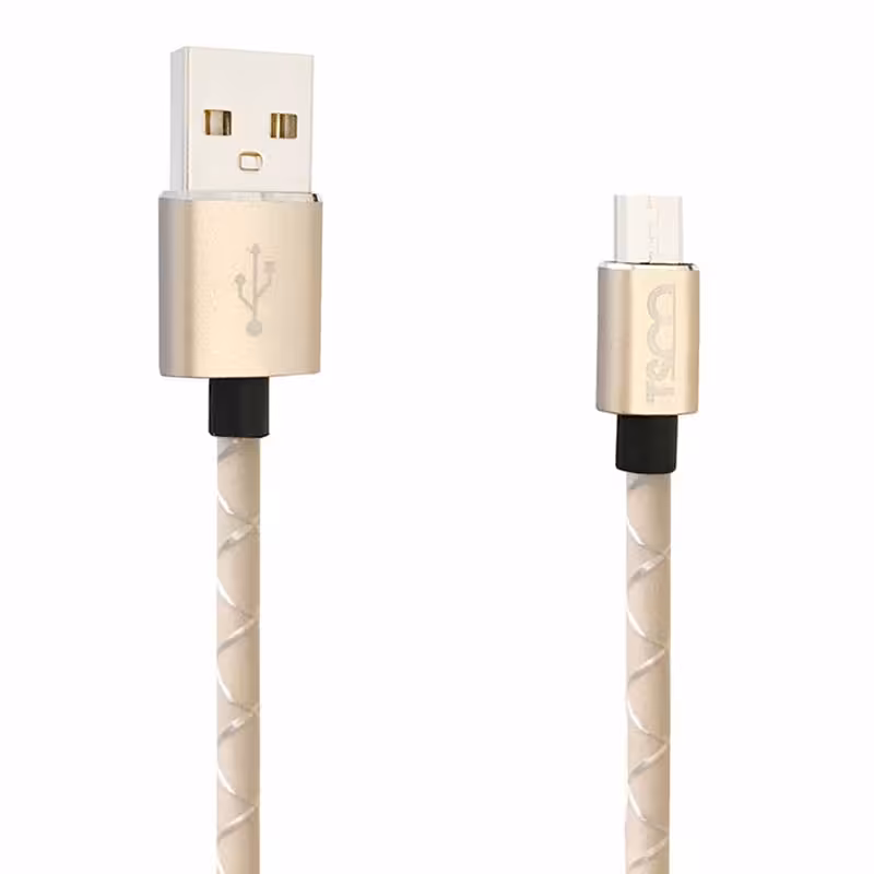 کابل شارژ MicroUSB تسکو TSCO TC A147 طلایی