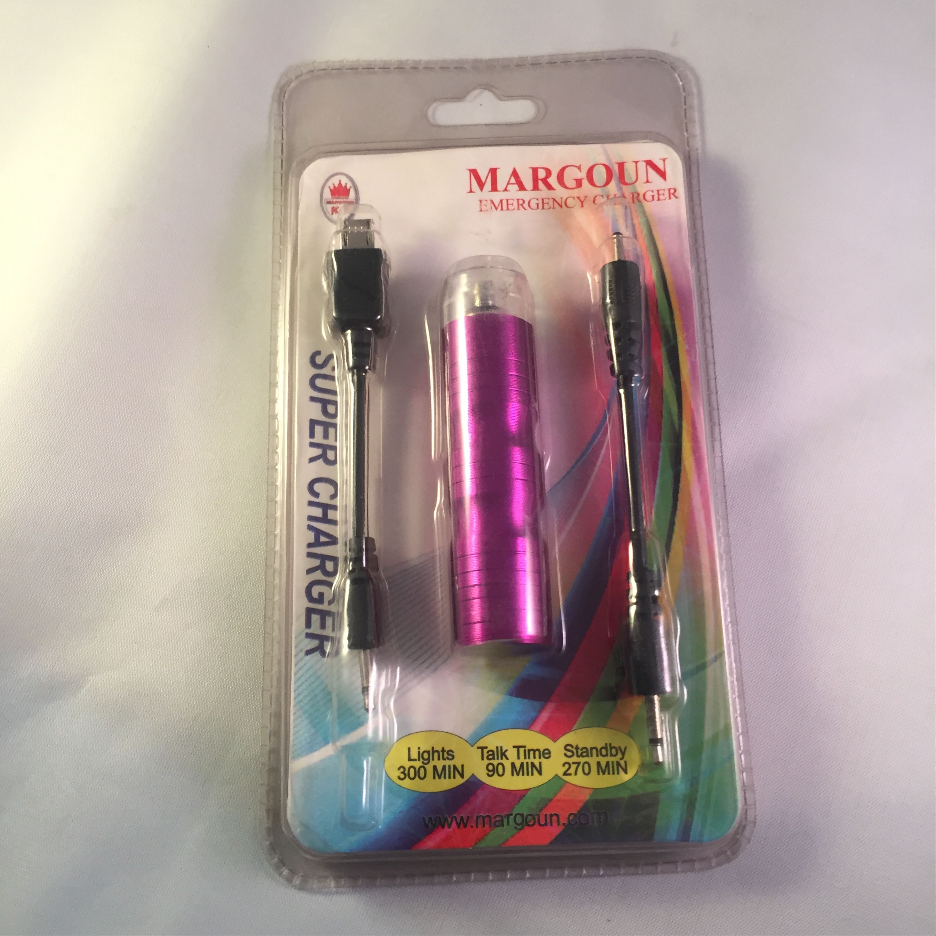 شارژر مسافرتی موبایل با باتری قلمی