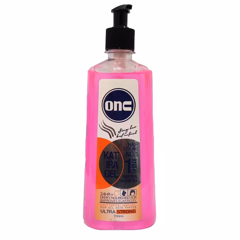  ژل کتیرا پمپی صورتی انس 700 میل 