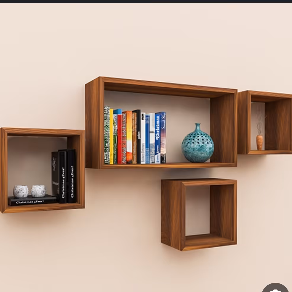شلف و قفسه دیواری ، کتابخانه ، دکوراتیو، ام دی اف