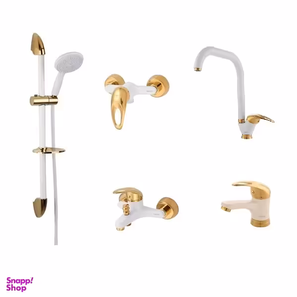 ست شیرآلات فاخته مدل اورانوس کد ST2 KH مجموعه 5 عددی