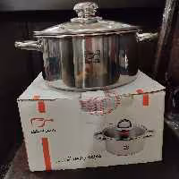 قابلمه تکی پارس استیل سایز 20 (دسته استیل)