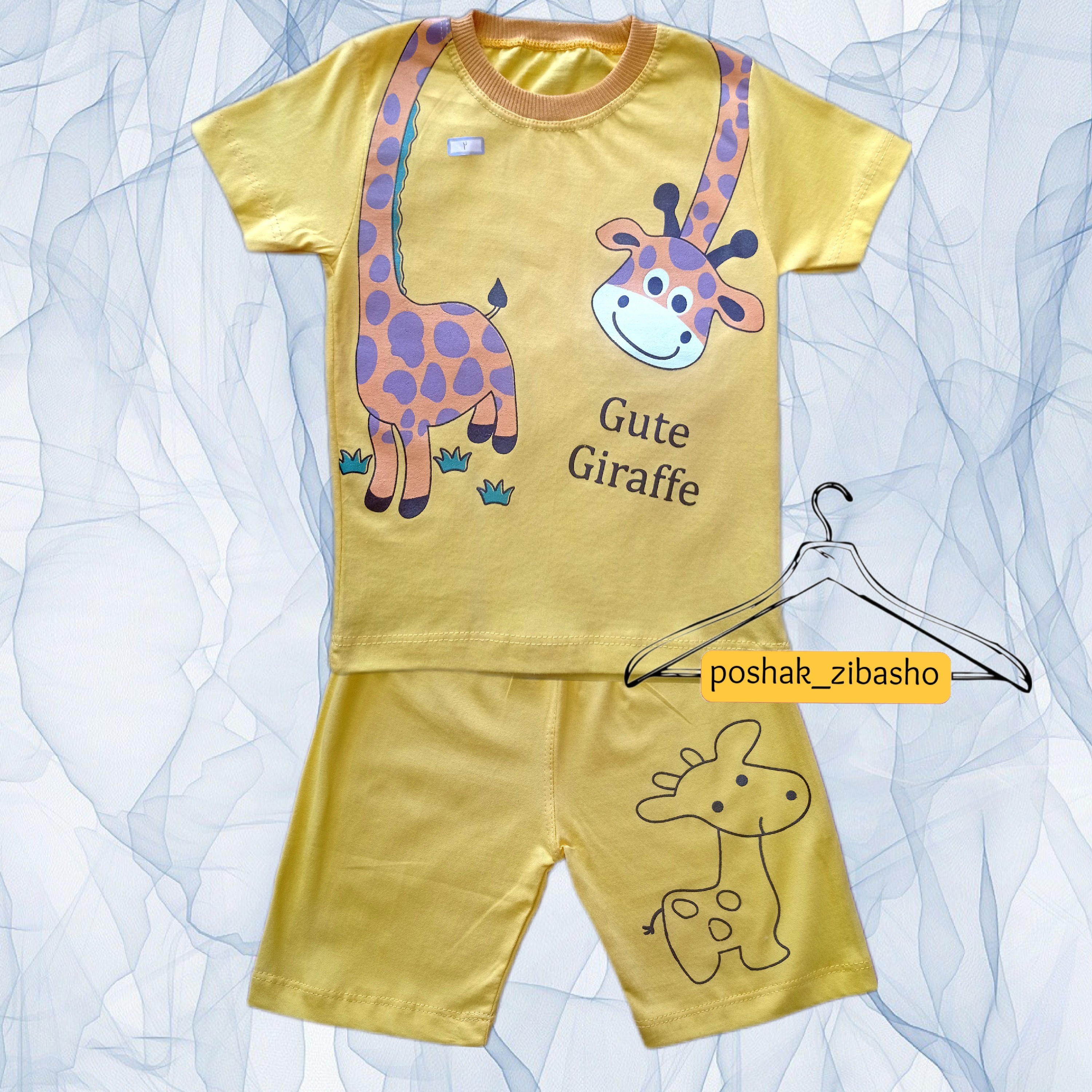 لباس بچگانه ست تیشرت شلوارک بچگانه کد01