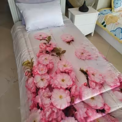ست روتختی یک نفره طرح شکوفه‌زار برند ایپک