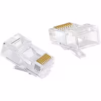 سوکت شبکه Cat6 UTP AMP مدل PN بسته 100 عددی