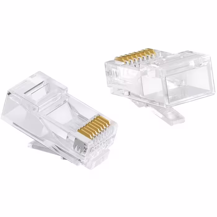 سوکت شبکه Cat6 UTP AMP مدل PN بسته 100 عددی