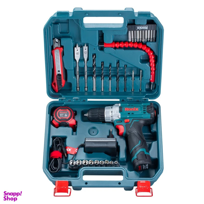 ست دریل چکشی رونیکس مدل RS-8611 مجموعه 35 عددی