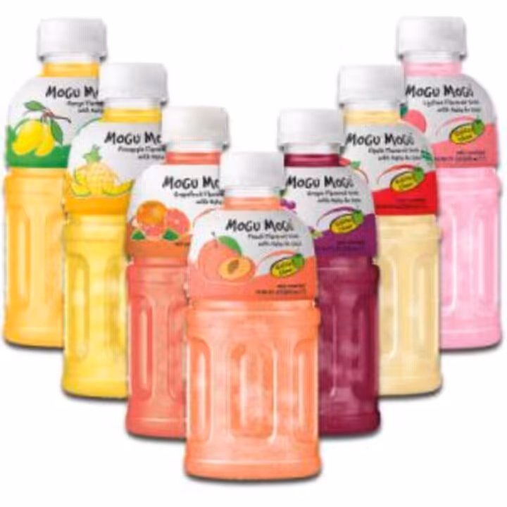 نوشیدنی موگوموگو بسته 6تایی محصول تایلند پنج طعم مختلف به سفارش مشتری تضمین اصالت کالا