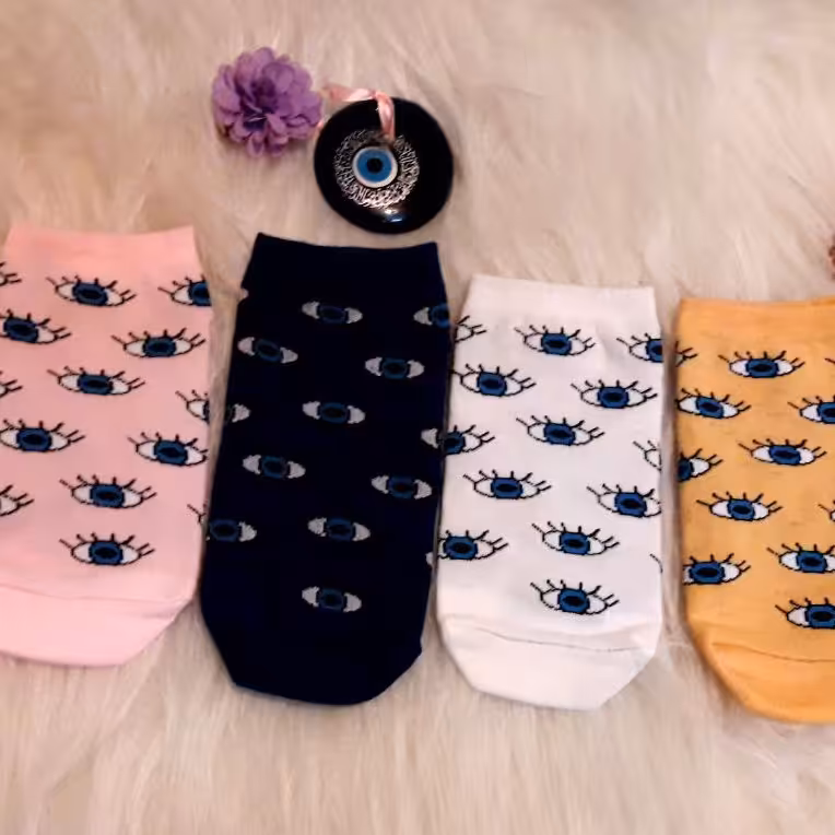 جوراب طرح چشم