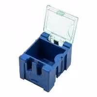 مجموعه 10 عددی جعبه قطعات 31.5x25x21 SMD آبی