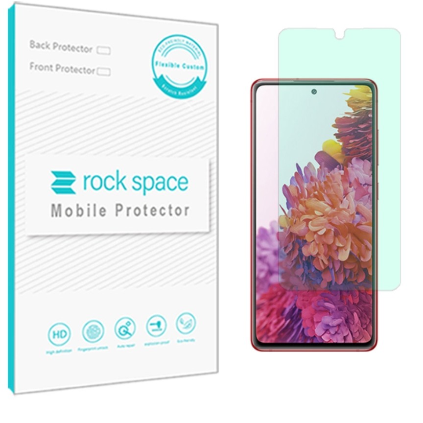 گلس  سامسونگ S20 FE مدل نانو هیدروژل گرین لایت برند راک اسپیس   