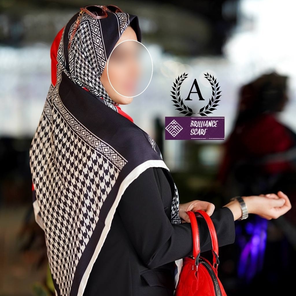 روسری ترک مشکی قرمز خاص عید