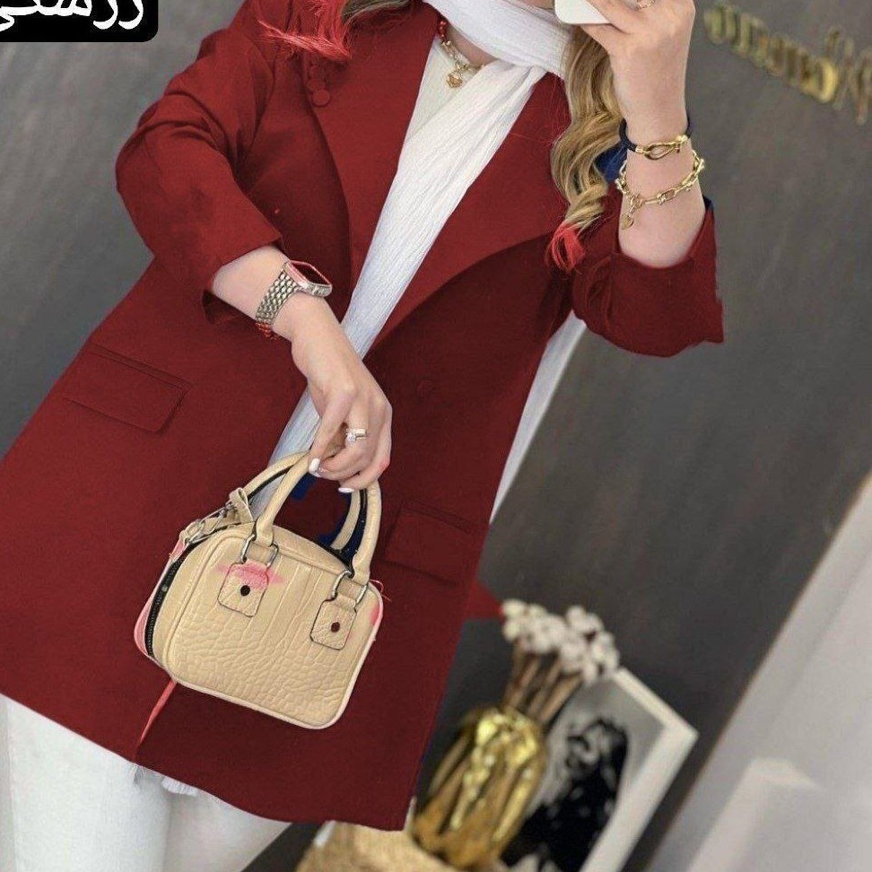 مانتو یقه پولکی