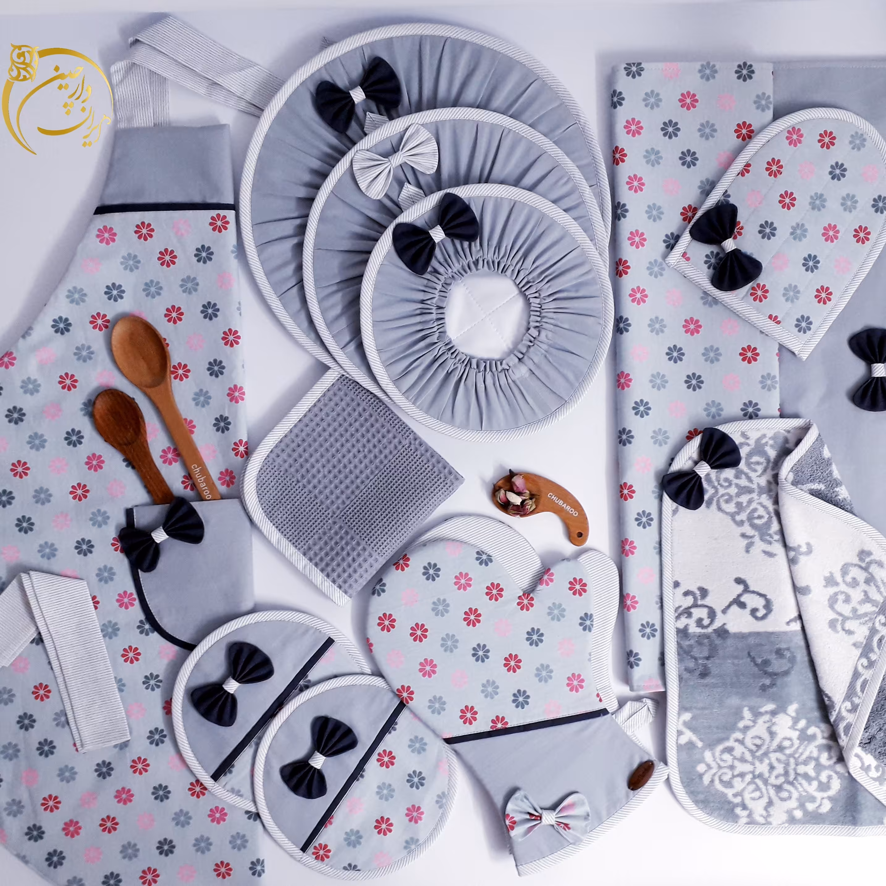 سرویس پارچه ای آشپزخانه 12تکه کد 102