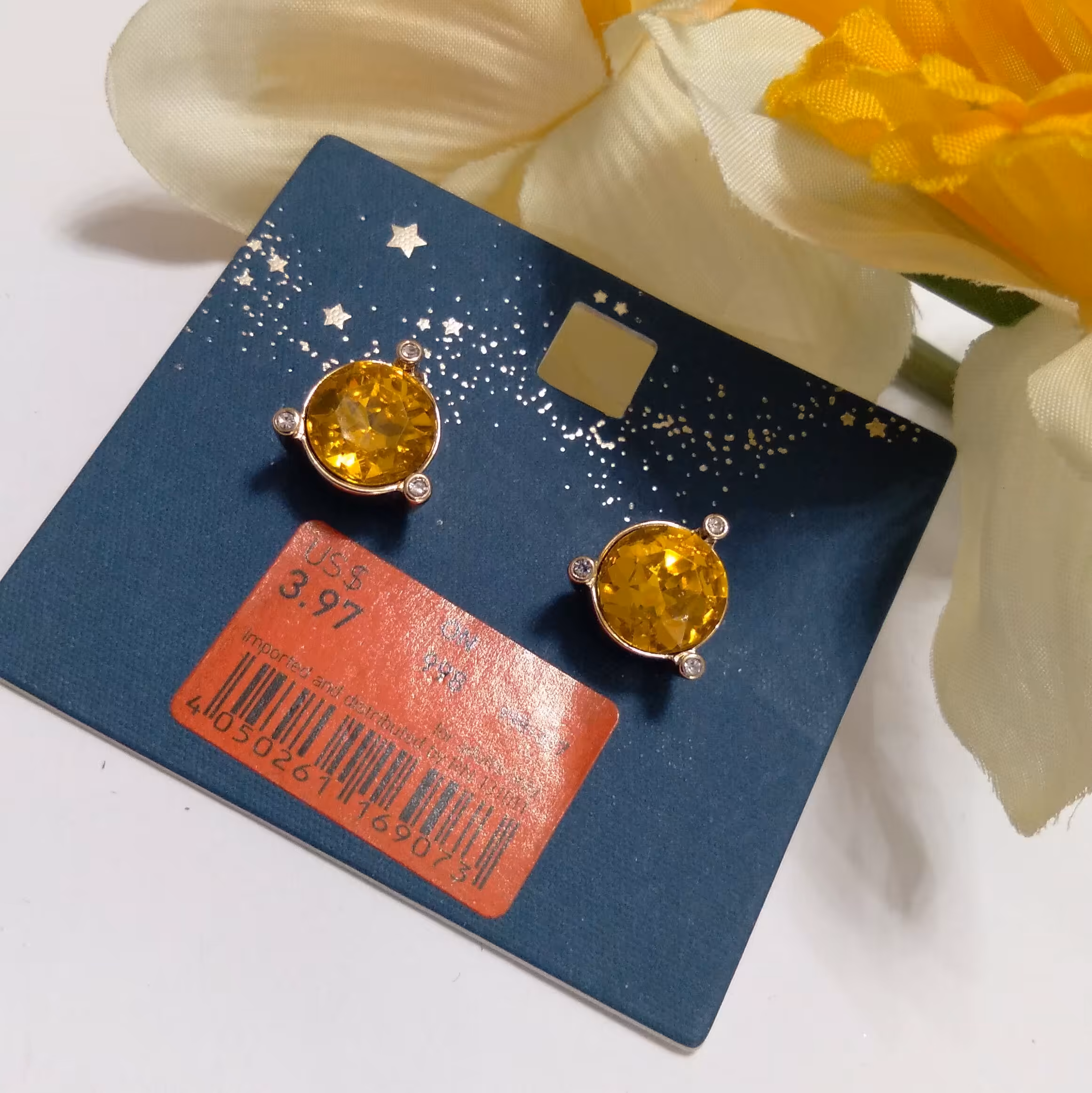 گوشواره کریستالی زیبا 