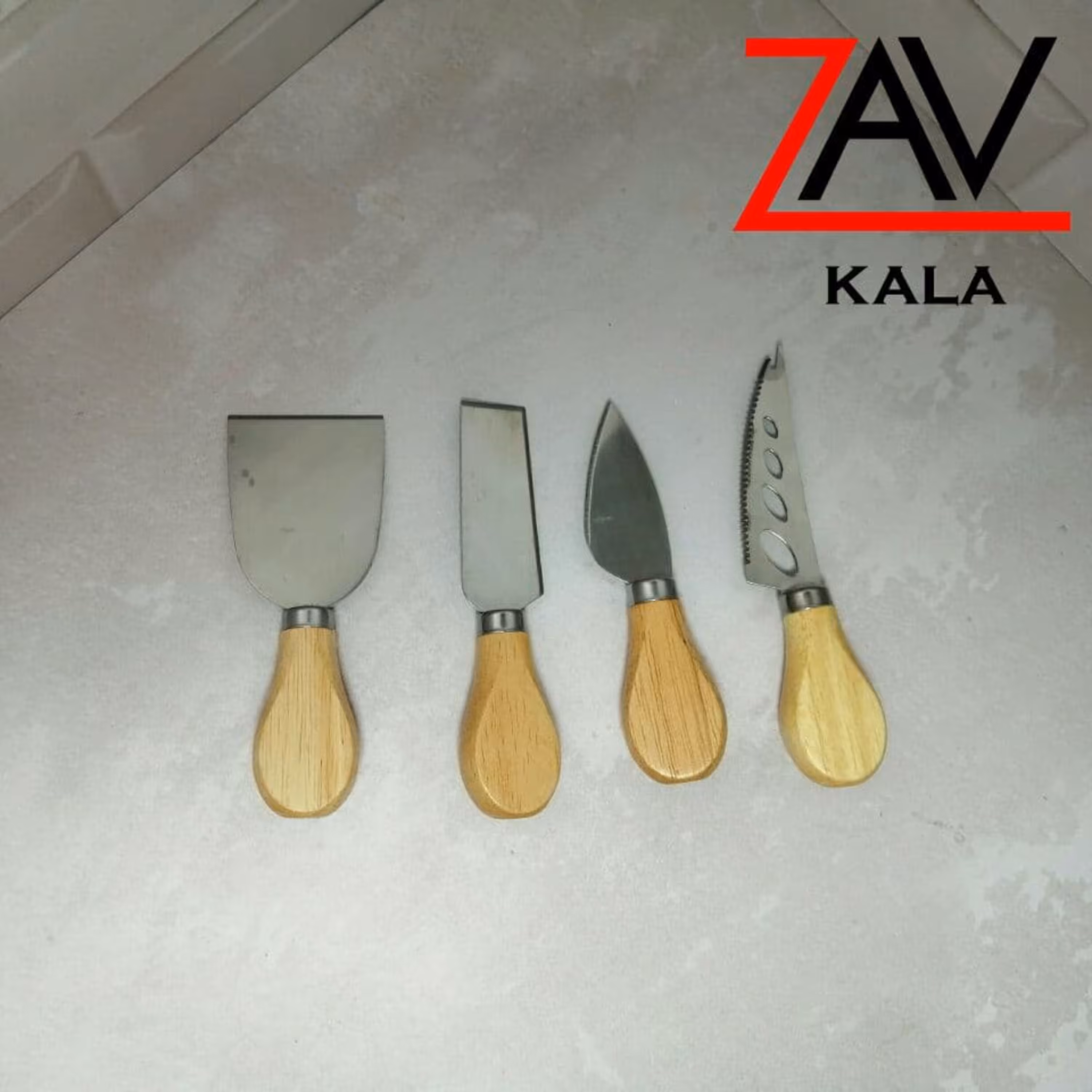 ست 4تکه کارد پنیرخوری 