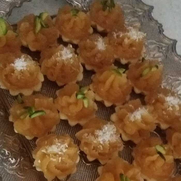 حلوا ی عسلی زعفرانی