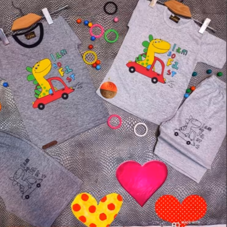 تیشرت شلوارک پسرانه